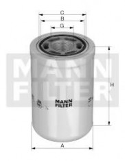 Filtru, sistem hidraulic primar NEW HOLLAND TM TM190 - MANN-FILTER WH 980/7 foto