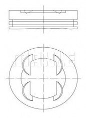 Piston BMW 3 limuzina M3 3.2 - MAHLE ORIGINAL 083 01 00 foto