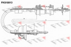 Cablu ambreiaj PEUGEOT 405 1.6 - FTE FKS18013 foto