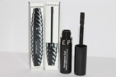 Mini Rimel Mascara Negru volum si curbare Sephora Outrageous Curl 2 ml foto