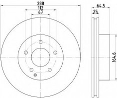 Disc frana - TEXTAR 92159600 foto