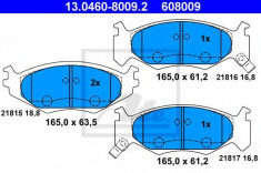 placute frana CHRYSLER VOYAGER II 2.5 i - ATE 13.0460-8009.2 foto