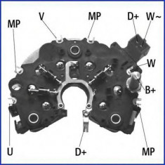 Punte diode VW PASSAT 2.0 - HUCO 139454 foto