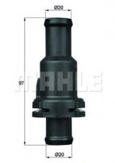 termostat,lichid racire VW RABBIT V 1.4 TSI - BEHR TH 5 75 foto