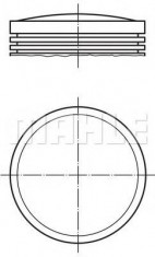 Piston OPEL FRONTERA B 2.2 i - MAHLE ORIGINAL 012 26 00 foto