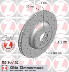 Disc frana BMW X1 combi xDrive 28 i - ZIMMERMANN 150.3441.52 foto