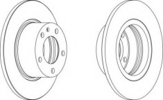 Disc frana BMW 5 limuzina 518 - FERODO DDF119-1 foto