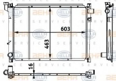 Radiator, racire motor NISSAN BLUEBIRD 2.0 - HELLA 8MK 376 708-251 foto