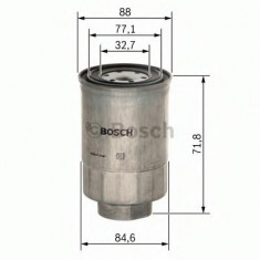 filtru combustibil FORD ORION Mk III 1.8 TD - BOSCH 1 457 434 201 foto