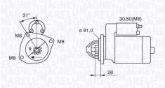 starter FIAT DUCATO bus 2.8 TDI - MAGNETI MARELLI 063522230130 foto