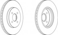 Disc frana FORD FOCUS ST170 - FERODO DDF1195 foto