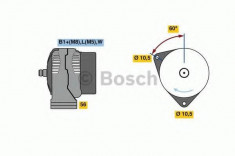 Generator / Alternator - BOSCH 0 124 525 147 foto