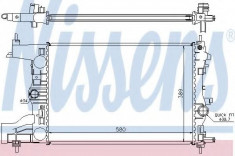 Radiator, racire motor OPEL ASTRA J Sports Tourer 1.3 CDTI - NISSENS 630726 foto