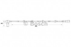 senzor,turatie roata RENAULT KANGOO 1.6 16V 4x4 - BOSCH 0 265 006 711 foto