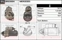 starter MERCEDES-BENZ A-CLASS A 190 - DELCO REMY DRS3894 foto