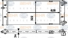 Radiator, racire motor SEAT IBIZA Mk II 2.0 i - HELLA 8MK 376 713-731 foto