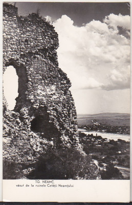 bnk cp Targu Neamt - Vazut de la ruinele Cetatii Neamtului - necirculata foto