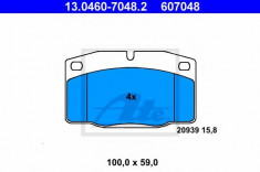 placute frana OPEL CORSA A TR 1.0 - ATE 13.0460-7048.2 foto