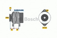 Generator / Alternator FORD MAVERICK 2.7 TD - BOSCH 0 986 040 850 foto