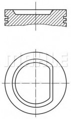 Piston VW JETTA III 1.4 - MAHLE ORIGINAL 030 32 02 foto