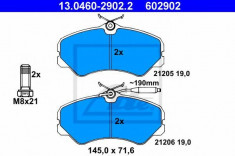 placute frana CITROEN C25 bus 2.5 D - ATE 13.0460-2902.2 foto