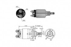 Solenoid, electromotor - ERA 227091 foto