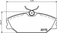 placute frana RENAULT LAGUNA I Estate 2.0 16V - HELLA 8DB 355 019-391 foto