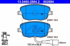 placute frana SKODA PRAKTIK 1.2 TDI - ATE 13.0460-2884.2 foto