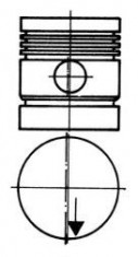 Piston - KOLBENSCHMIDT 91415600 foto