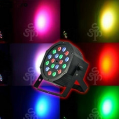 LED Par 18 led proiector joc lumini DMX Flat Light RGB Lumini DJ