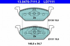 placute frana SEAT IBIZA V 1.2 - ATE 13.0470-7111.2 foto