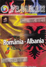 Program meci fotbal ROMANIA - ALBANIA 03.09.2010 foto