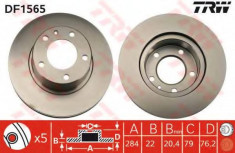 Disc frana BMW 5 limuzina 518 - TRW DF1565 foto