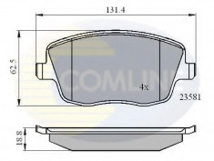 placute frana SKODA ROOMSTER Praktik 1.2 TSI - COMLINE CBP01147 foto