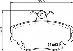 placute frana RENAULT SUPER 5 1.4 - HELLA 8DB 355 018-131 foto