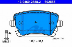 placute frana AUDI A6 limuzina 3.0 TFSI quattro - ATE 13.0460-2888.2 foto