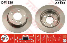 Disc frana BMW 3 limuzina 316 i - TRW DF1539 foto