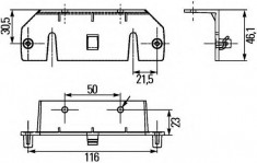 Suport - HELLA 8HG 160 409-002 foto