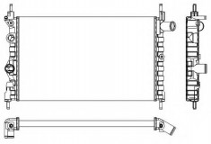 Radiator, racire motor OPEL KADETT E hatchback 1.3 N - JDEUS RA0200411 foto