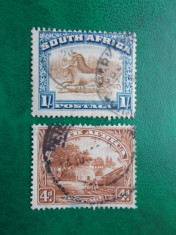 Africa de Sud 1927 colonii 6 Euro peisaje fauna stampilate foto