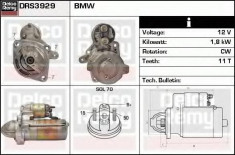 starter BMW 3 limuzina 320 d - DELCO REMY DRS3929 foto