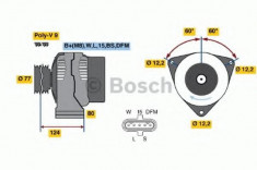 Generator / Alternator - BOSCH 0 986 042 390 foto