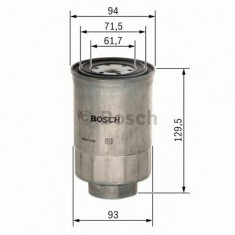 filtru combustibil HYUNDAI H100 / GRACE caroserie 2.5 D - BOSCH 1 457 434 453 foto