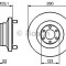 Disc frana IVECO DAILY III caroserie inchisa/combi 2.8 CNG - BOSCH 0 986 478 885