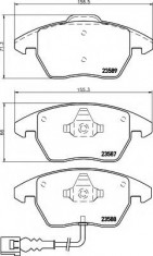 placute frana VW PASSAT 1.4 TSI - HELLA 8DB 355 010-581 foto