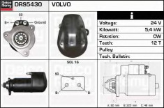 starter VOLVO FM 7 FM 7/250 - DELCO REMY DRS5430 foto