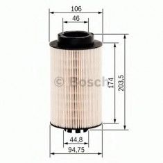 filtru combustibil MERCEDES-BENZ AXOR 2 3340 K, 3341 K - BOSCH 1 457 429 655 foto