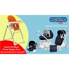 Carucior 3 in 1 Book Pure + Scaun de Masa PROMO Luna foto