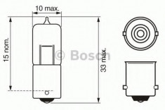 Bec incandescent - BOSCH 1 987 302 245 foto