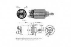 Solenoid, electromotor - ERA 227600 foto